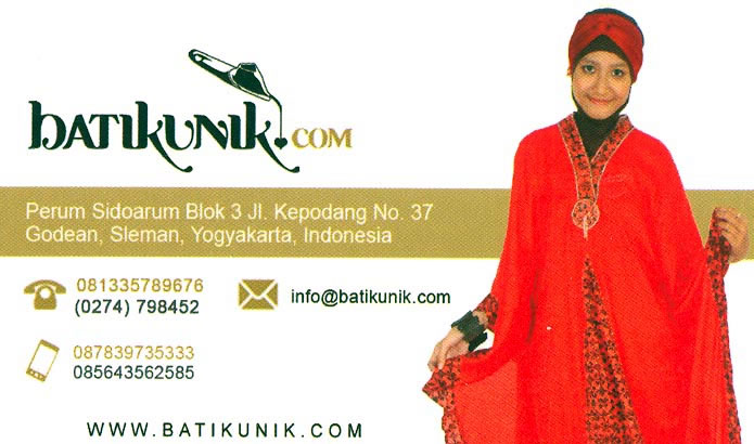 Batikunik business card